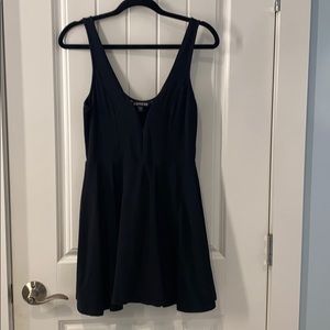 Black express romper/dress
